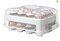 Cupcake Carrier, Fashionable White Cupcake Holder Holds 24 Standard-Size Cupcakes, Long-Lasting Muffin Traveler Two Tier Stand, and Reusable Cupcake Box (White).